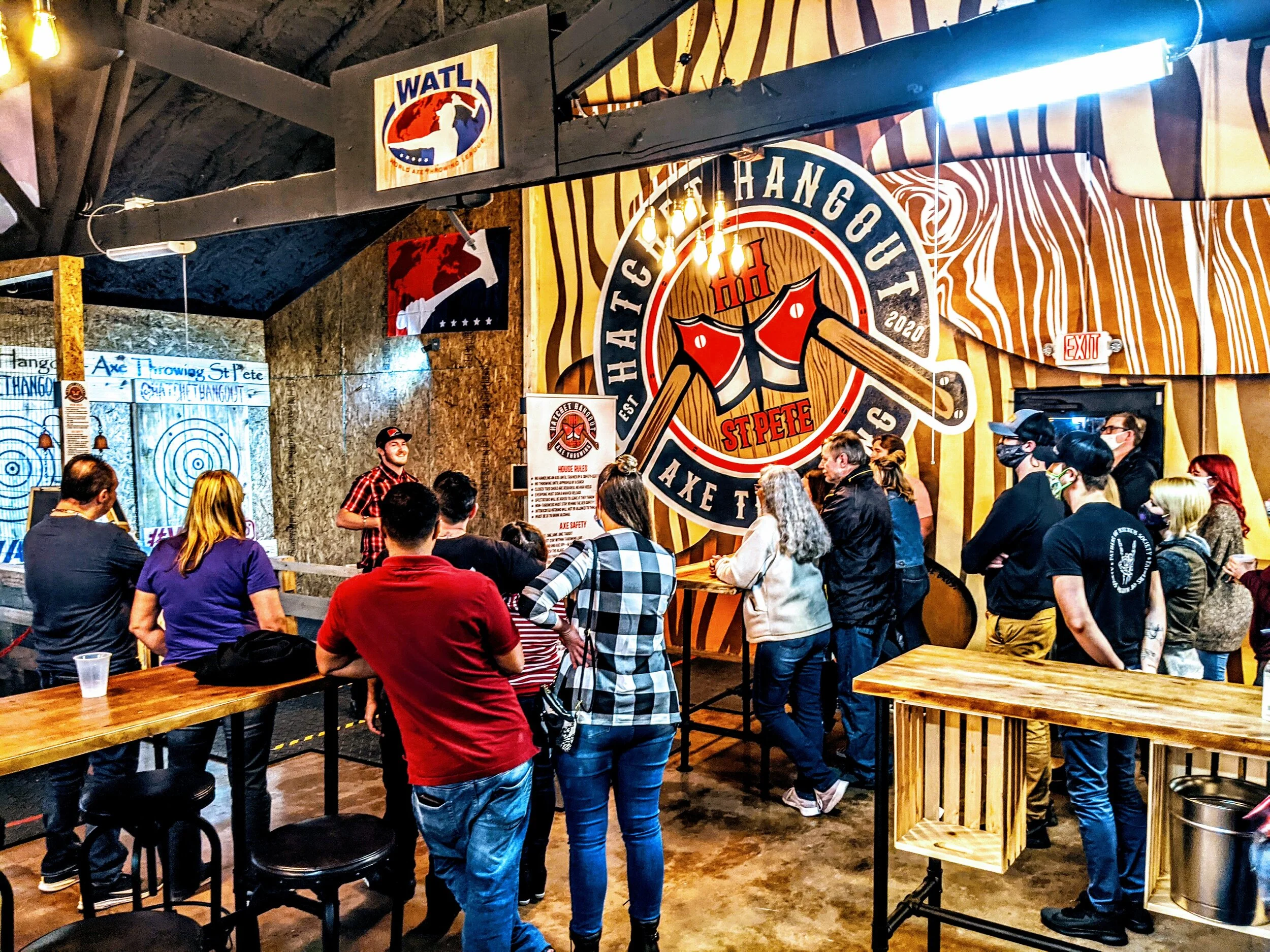 Grand Opening Axe Throwing — Hatchet Hangout | Clearwater, St